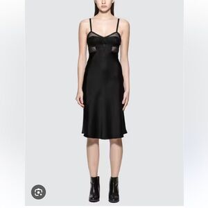 McQ Alexander McQueen bra bias dress